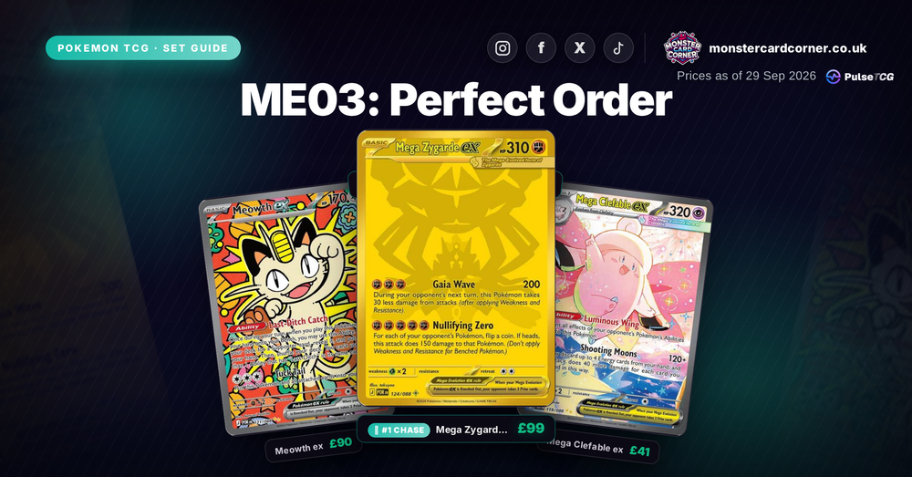 ME03: Perfect Order Set Guide - top chase cards