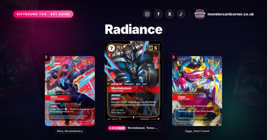 Radiance Set Guide - top chase cards