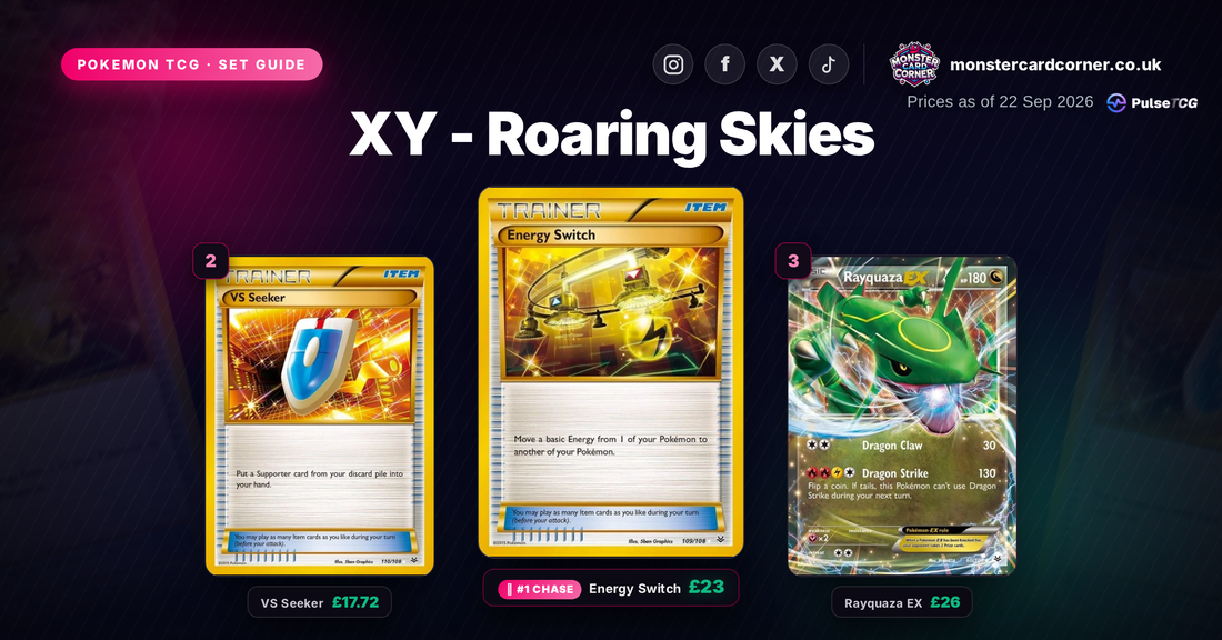 XY - Roaring Skies Set Guide - top chase cards