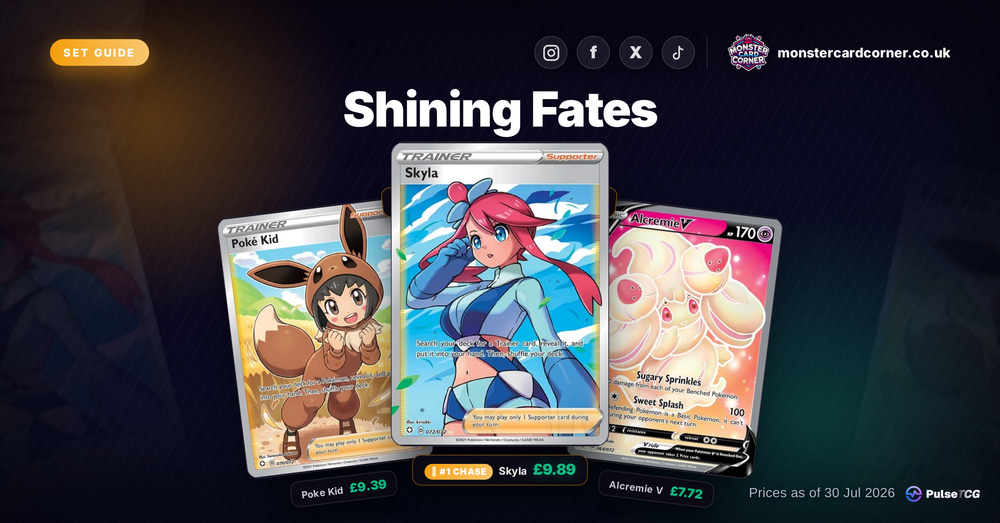 Shining Fates Pokemon Card List & Prices (UK) - Chase Cards & Set Value