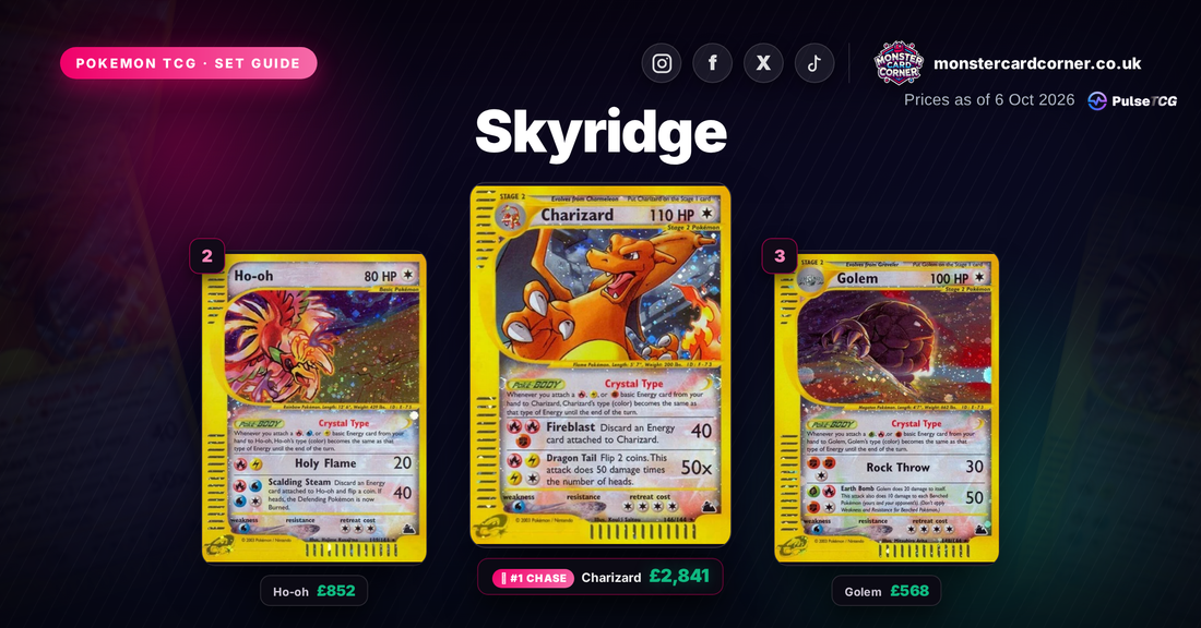 Skyridge Set Guide - top chase cards