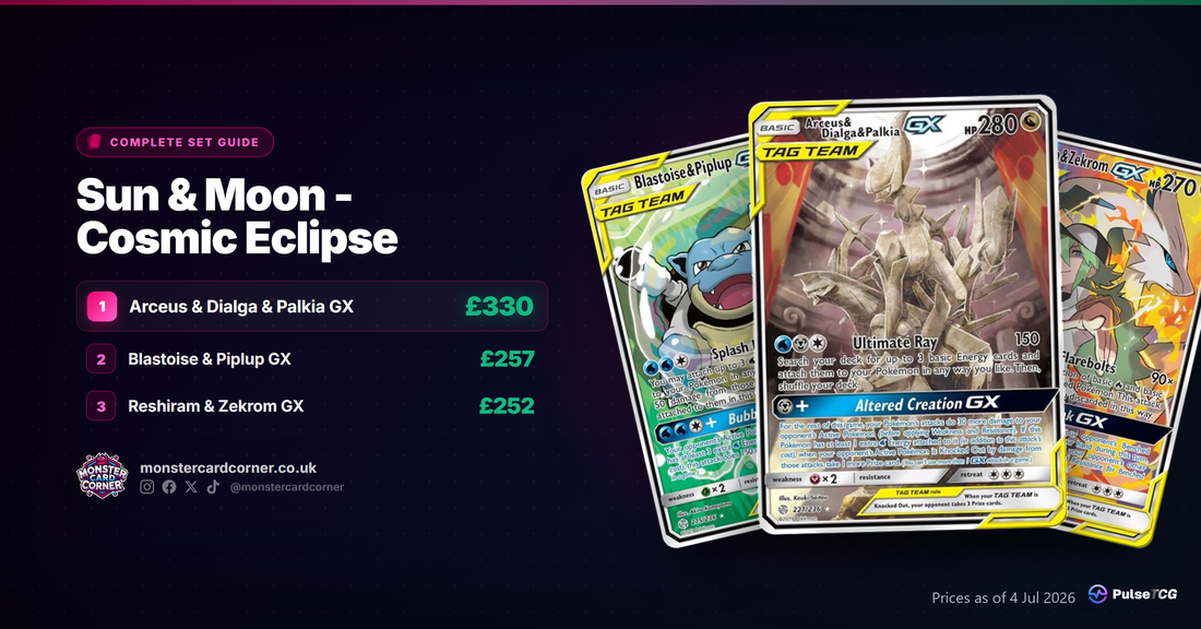 Sun & Moon - Cosmic Eclipse Pokemon TCG - Set Guide & Prices