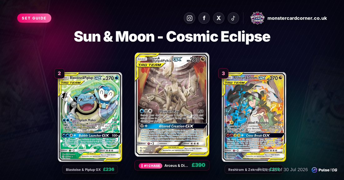 Cosmic Eclipse Pokemon Card List & Prices (UK) - Chase Cards & Set Value