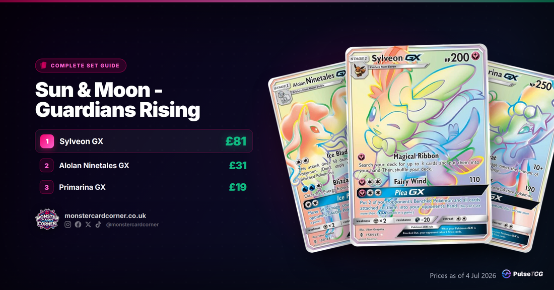 Sun & Moon - Guardians Rising Pokemon TCG - Set Guide & Prices