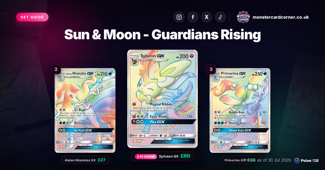 Guardians Rising Pokemon Card List & Prices (UK) - Chase Cards & Set Value