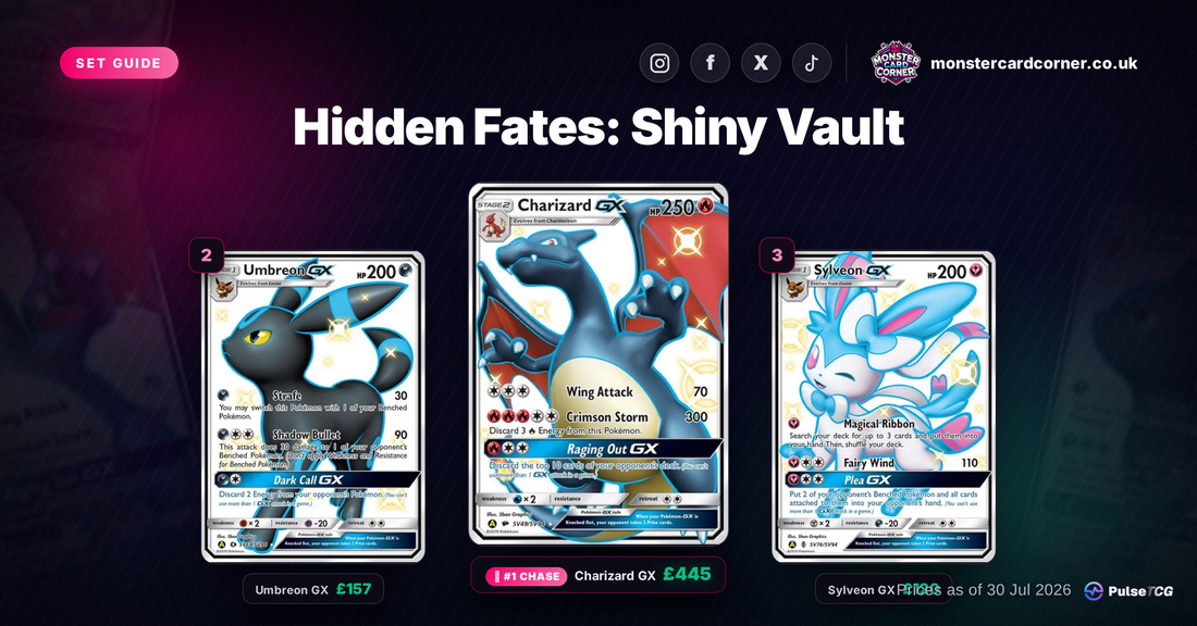 Hidden Fates: Shiny Vault Pokemon Card List & Prices (UK) - Chase Cards & Set Value
