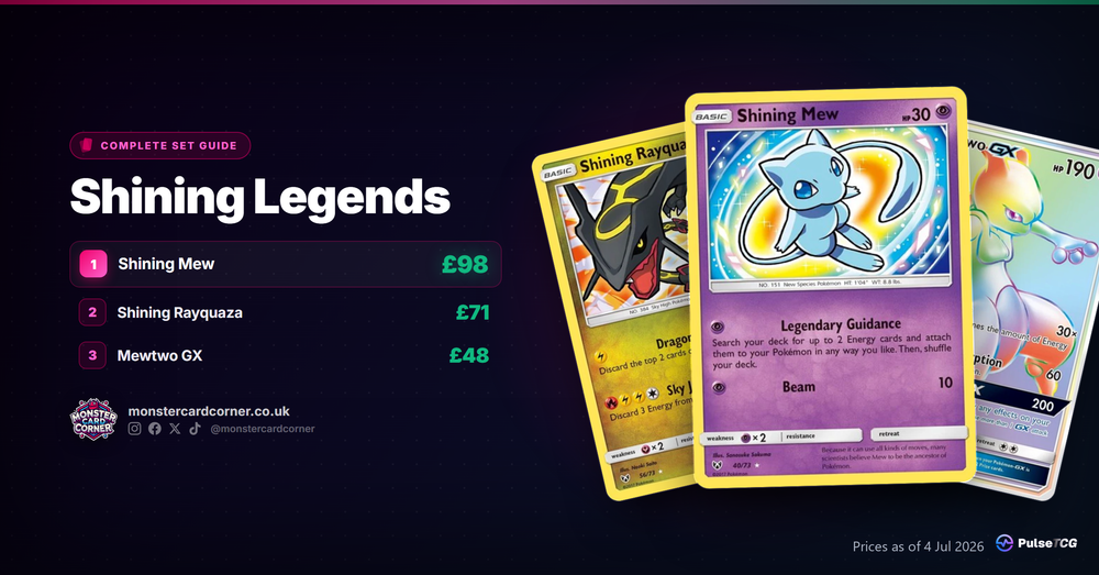 Shining Legends Pokemon TCG - Set Guide & Prices