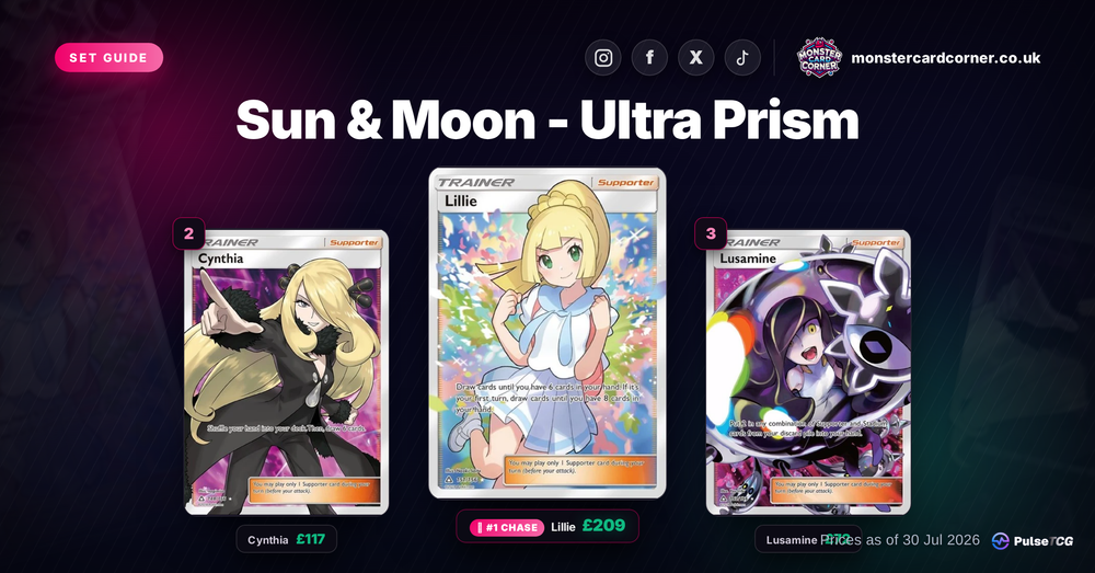 Ultra Prism Pokemon Card List & Prices (UK) - Chase Cards & Set Value