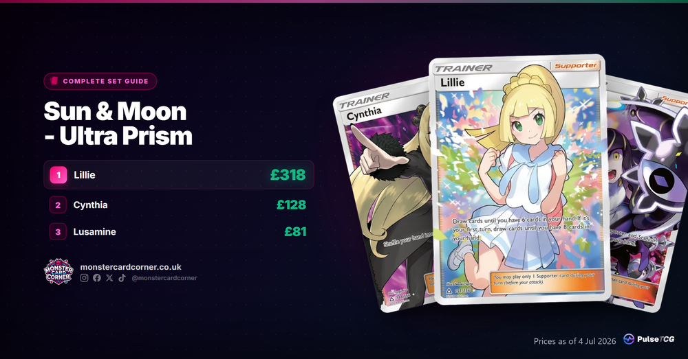 Sun & Moon - Ultra Prism Pokemon TCG - Set Guide & Prices