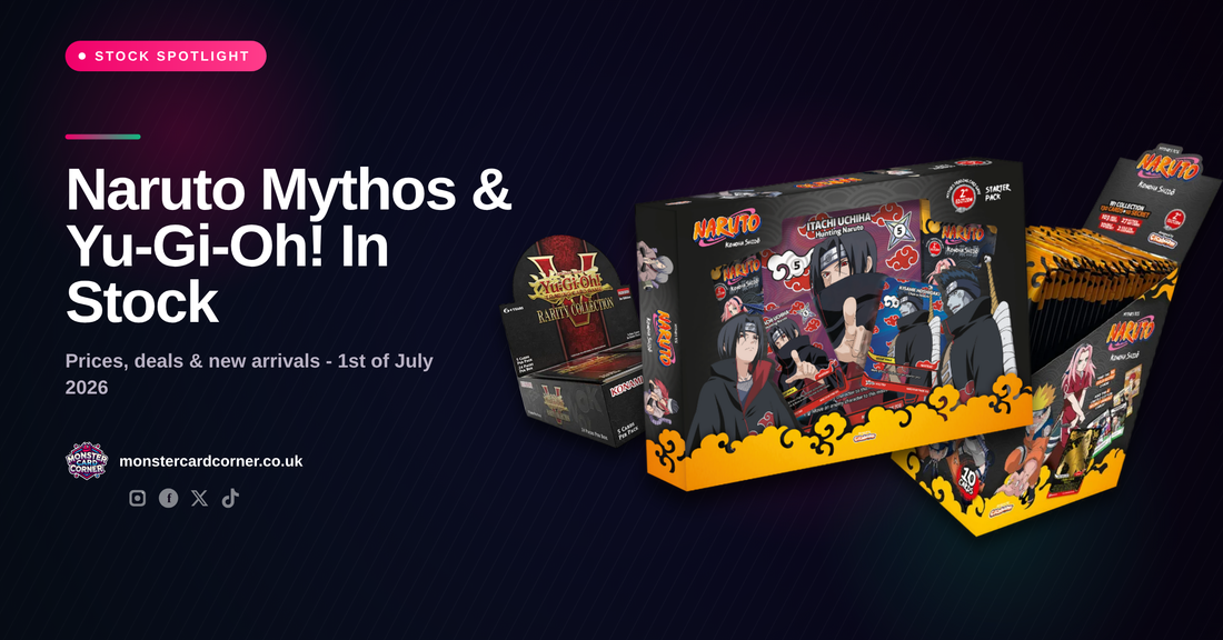 Naruto Mythos & Yu-Gi-Oh! In Stock (July 2026): Prices, Deals & New Arrivals