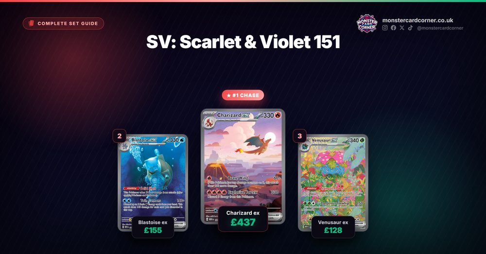 SV: Scarlet & Violet 151 - Complete Set Guide, Chase Cards & Prices
