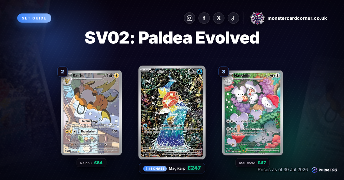 Paldea Evolved Pokemon Card List & Prices (UK) - Chase Cards & Set Value