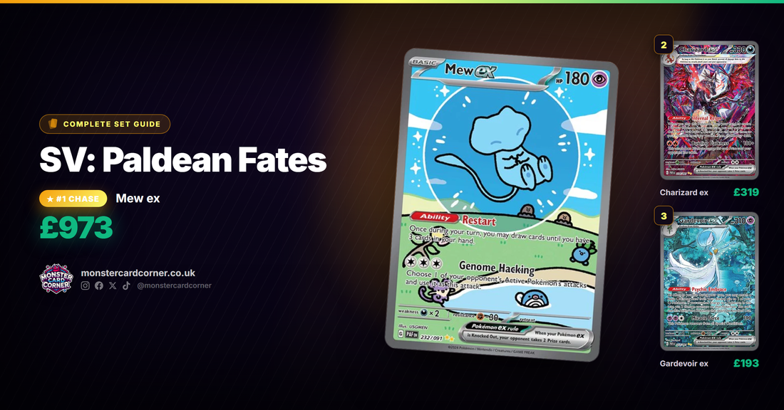 SV: Paldean Fates - Complete Set Guide, Chase Cards & Prices