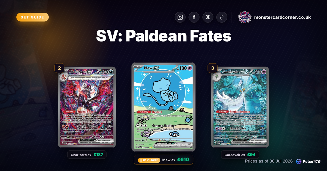 Paldean Fates Pokemon Card List & Prices (UK) - Chase Cards & Set Value