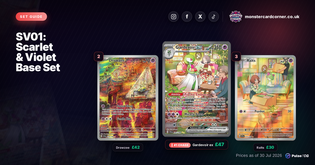 Scarlet & Violet Base Set Pokemon Card List & Prices (UK) - Chase Cards & Set Value
