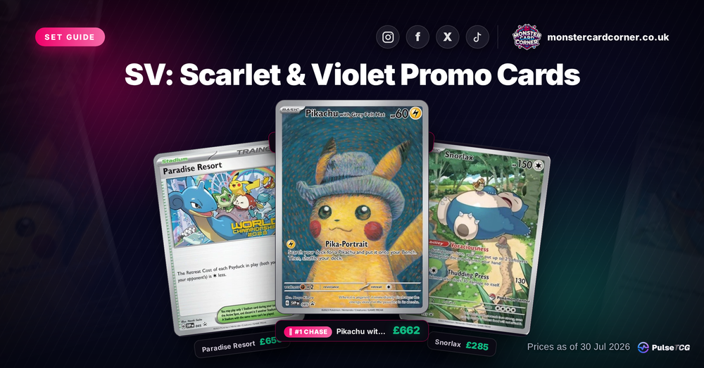 Scarlet & Violet Promo Cards Pokemon Card List & Prices (UK) - Chase Cards & Set Value