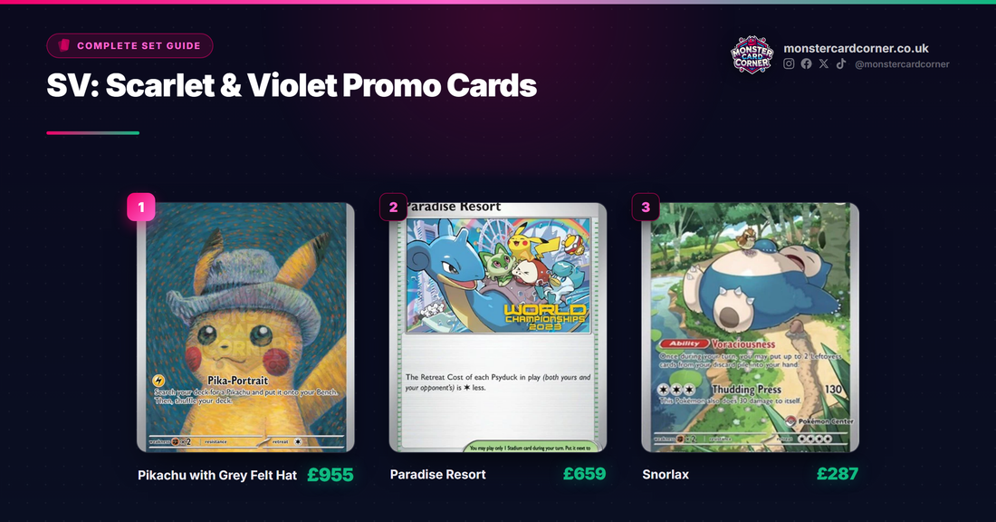 SV: Scarlet & Violet Promo Cards - Complete Set Guide, Chase Cards & Prices