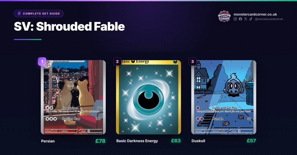 SV: Shrouded Fable - Complete Set Guide, Chase Cards & Prices