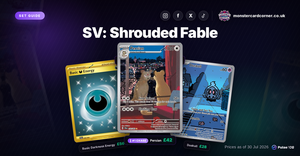 Shrouded Fable Pokemon Card List & Prices (UK) - Chase Cards & Set Value