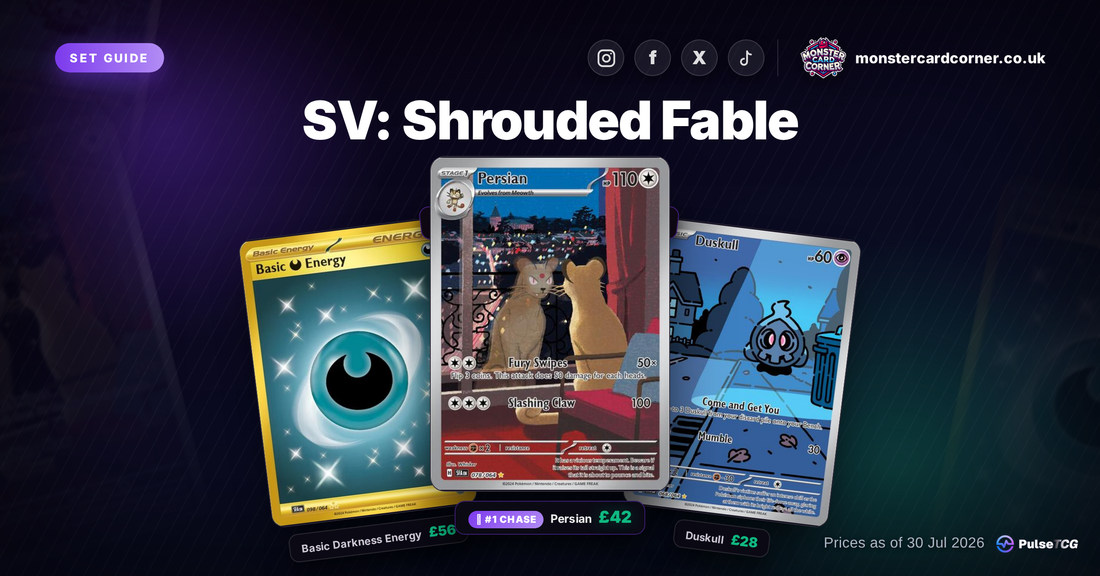 Shrouded Fable Pokemon Card List & Prices (UK) - Chase Cards & Set Value