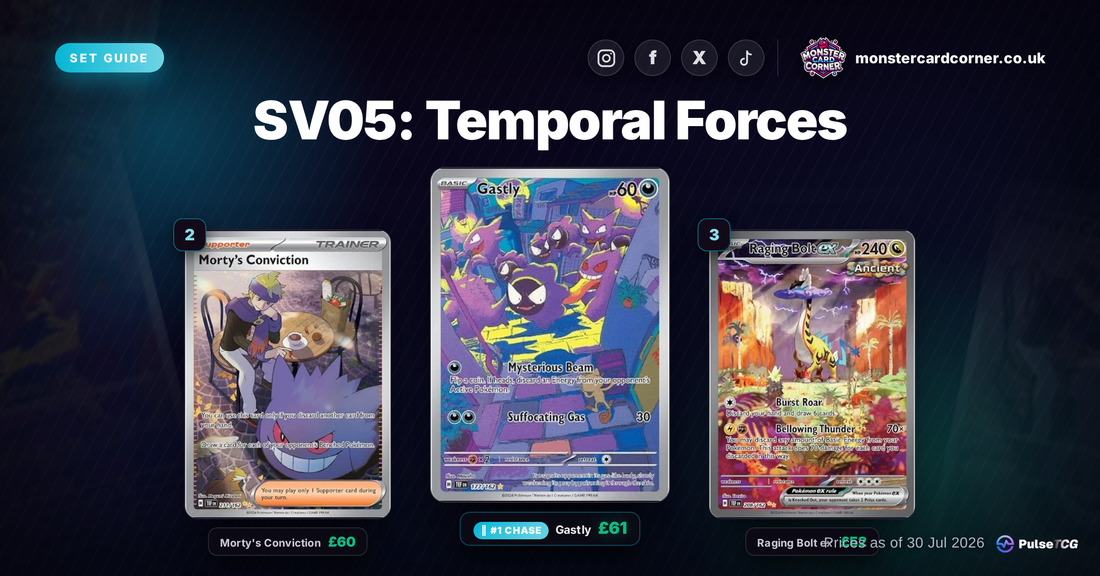 Temporal Forces Pokemon Card List & Prices (UK) - Chase Cards & Set Value