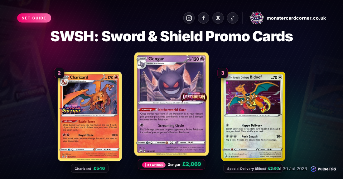 Sword & Shield Promo Cards Pokemon Card List & Prices (UK) - Chase Cards & Set Value
