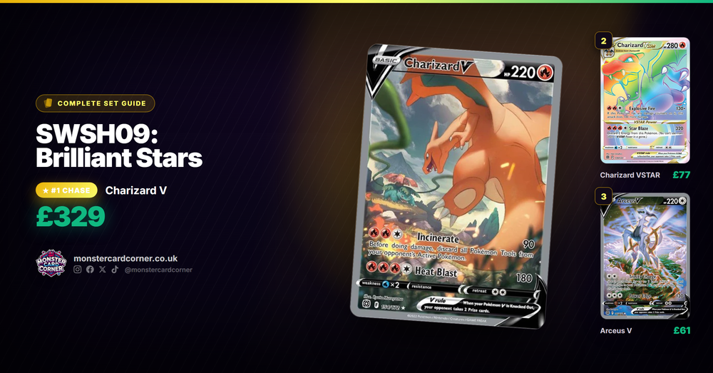 SWSH09: Brilliant Stars Pokemon TCG - Set Guide & Prices