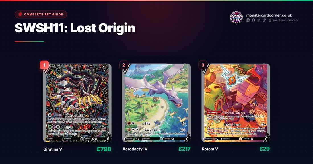SWSH11: Lost Origin Pokemon TCG - Set Guide & Prices