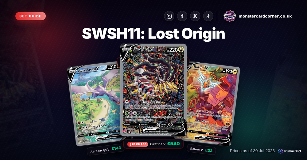 Lost Origin Pokemon Card List & Prices (UK) - Chase Cards & Set Value
