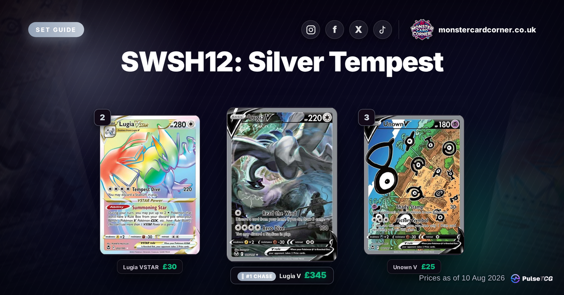 Silver Tempest Pokemon Card List & Prices (UK) - Chase Cards & Set Value