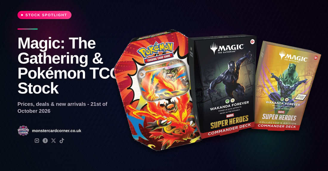 Magic: The Gathering & Pokémon TCG In Stock (October 2026): Prices, Deals & New Arrivals