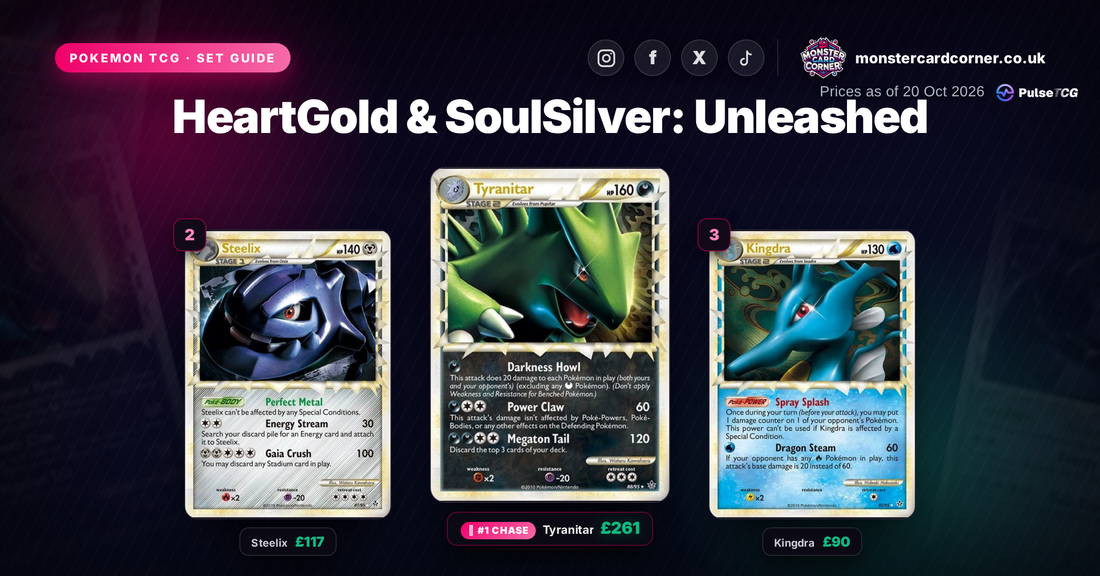 HeartGold & SoulSilver: Unleashed Set Guide - top chase cards