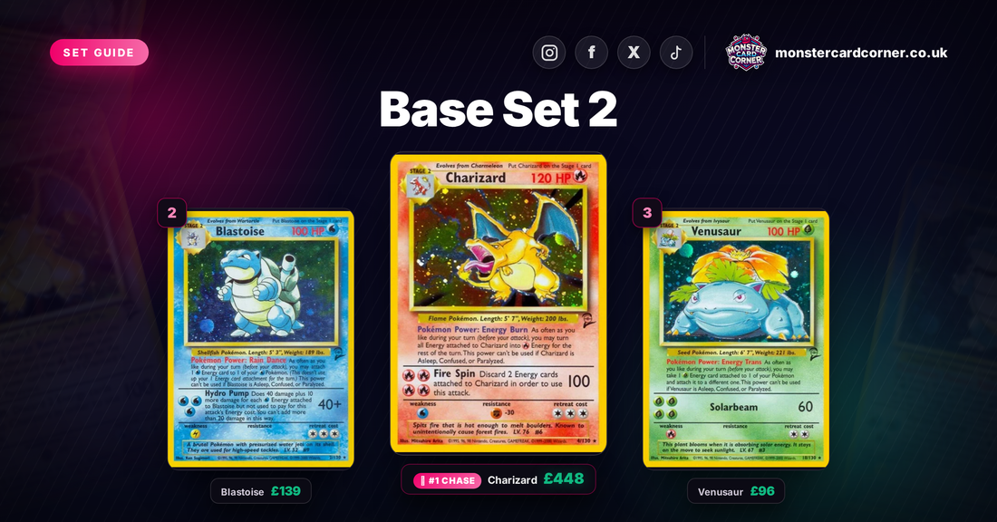 Base Set 2 Pokemon Card List & Prices (UK) - Chase Cards & Set Value
