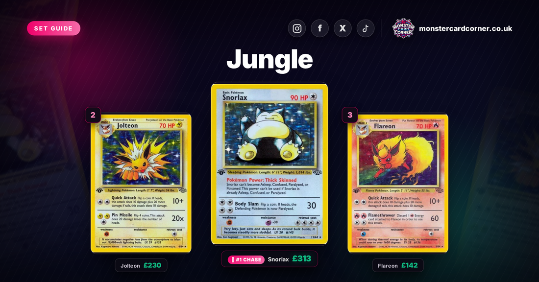 Jungle Pokemon Card List & Prices (UK) - Chase Cards & Set Value