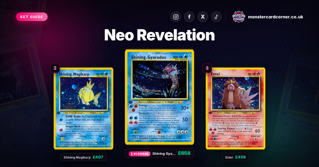 Neo Revelation Pokemon Card List & Prices (UK) - Chase Cards & Set Value