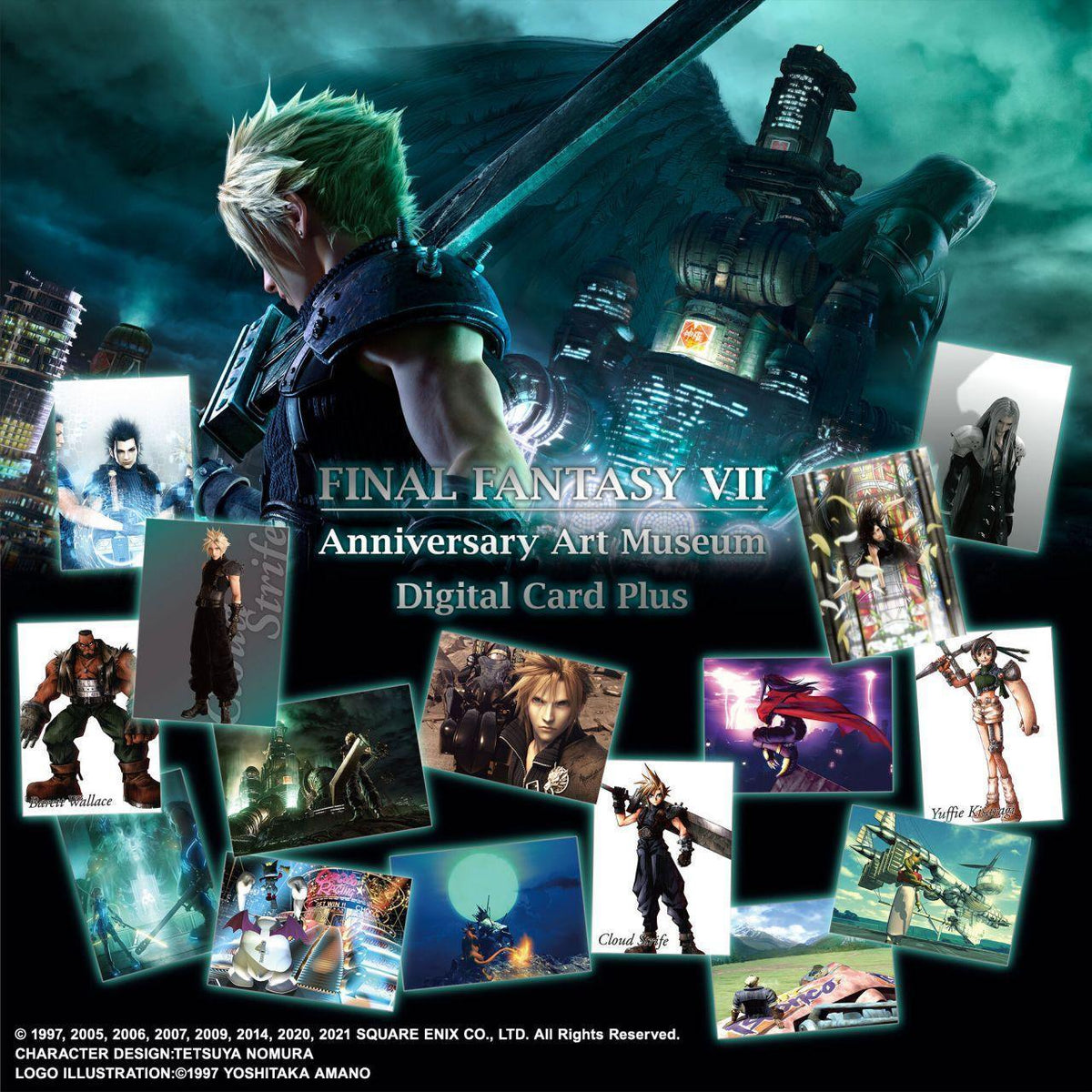 Final Fantasy VII Anniversary Art Museum Digital Card Plus box
