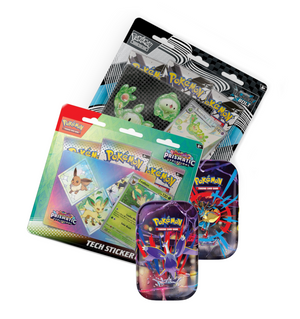 Pokémon TCG - Prismatic Evolutions Leafeon Tech Sticker Bundle - Factory Sealed