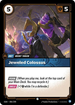 Riftbound - Origins - Jeweled Colossus - 086/298 - Common