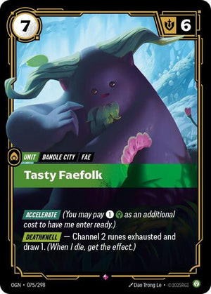 Riftbound - Origins - Tasty Faefolk - 075/298 - Rare