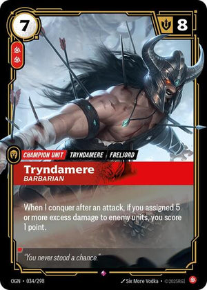 Riftbound - Origins - Tryndamere, Barbarian - 034/298 - Rare