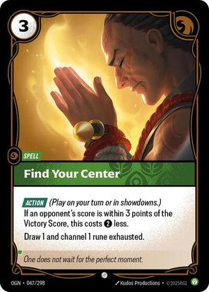Riftbound - Origins - Find Your Center - 047/298 - Common