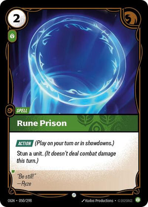 Riftbound - Origins - Rune Prison - 050/298 - Common