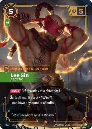 Riftbound - Origins - Lee Sin, Ascetic - 078/298 - Epic