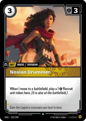 Riftbound - Origins - Noxian Drummer - 222/298 - Uncommon