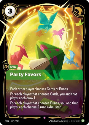 Riftbound - Origins - Party Favors - 071/298 - Rare
