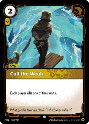 Riftbound - Origins - Cull the Weak - 209/298 - Common