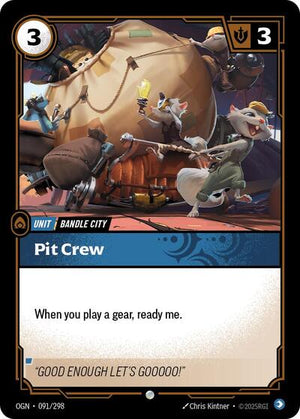 Riftbound - Origins - Pit Crew - 091/298 - Common
