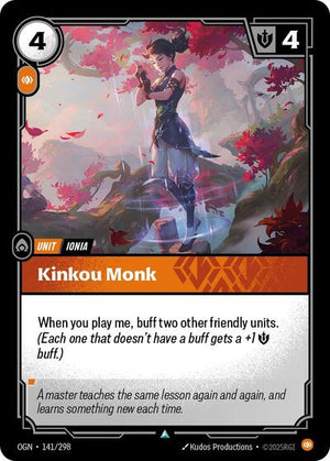 Riftbound - Origins - Kinkou Monk - 141/298 - Uncommon
