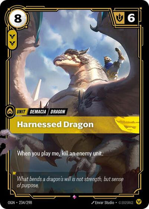 Riftbound - Origins - Harnessed Dragon - 234/298 - Rare