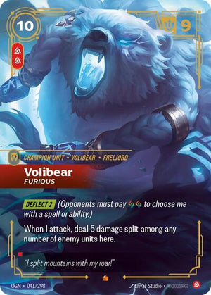 Riftbound - Origins - Volibear, Furious - 041/298 - Epic